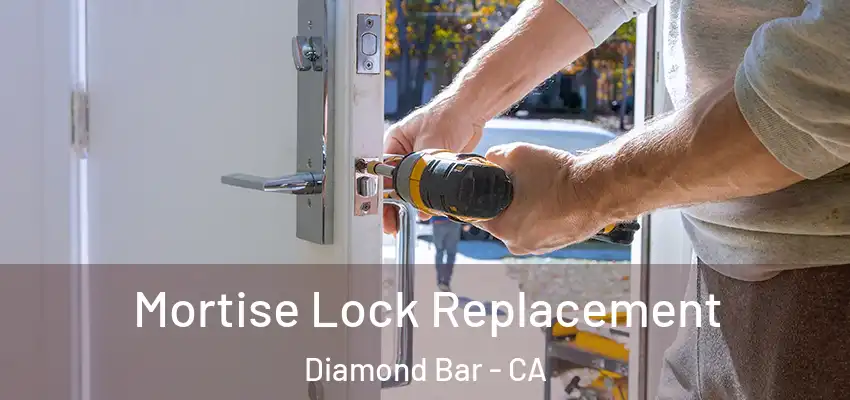  Mortise Lock Replacement Diamond Bar - CA